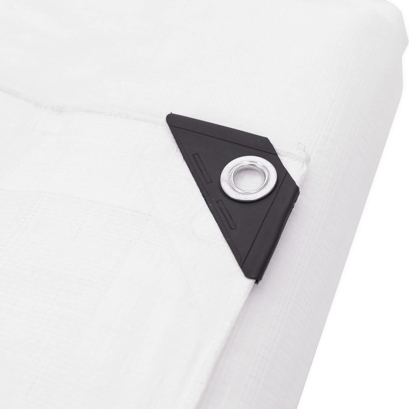 Heavy-Duty White Poly Tarp - Image 4