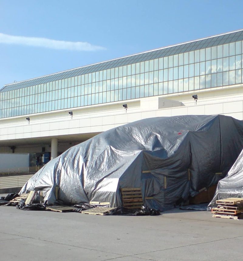 Heavy-Duty Silver Poly Tarp - Image 2