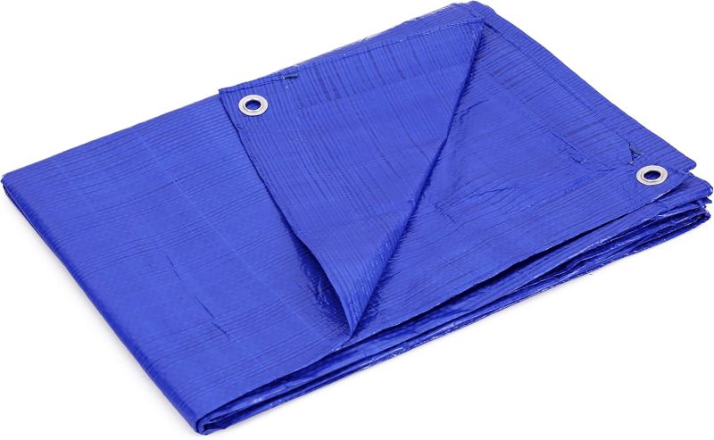 All-Purpose Blue Poly Tarp (5-mil) - Image 4