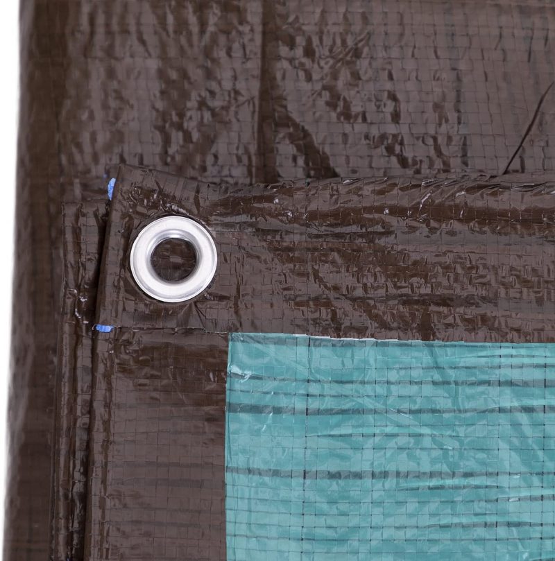 All Purpose Reversible Brown/Green Poly Tarp (5-mil) - Image 5