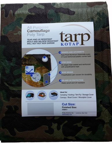 Camouflage Poly Tarp