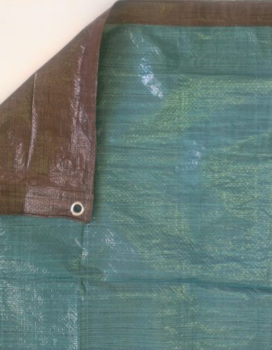 thumbnail image 2 of XtremeCoverPro 6'x8' All Purpose 5 Mil Tarp – Waterproof, Reusable, Rust-Resistant Grommets (Brown/Green) 2 of 5